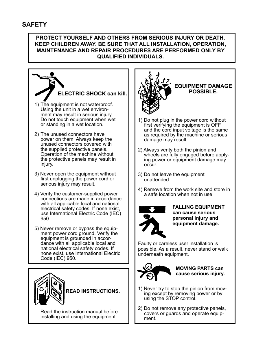Safety | BUG-O Systems AGS-4000 User Manual | Page 2 / 46