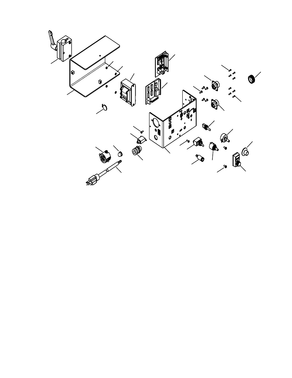 Cas-1210-fts amp sensing control unit / parts list, Exploded view | BUG-O Systems FTS-1025 User Manual | Page 11 / 17