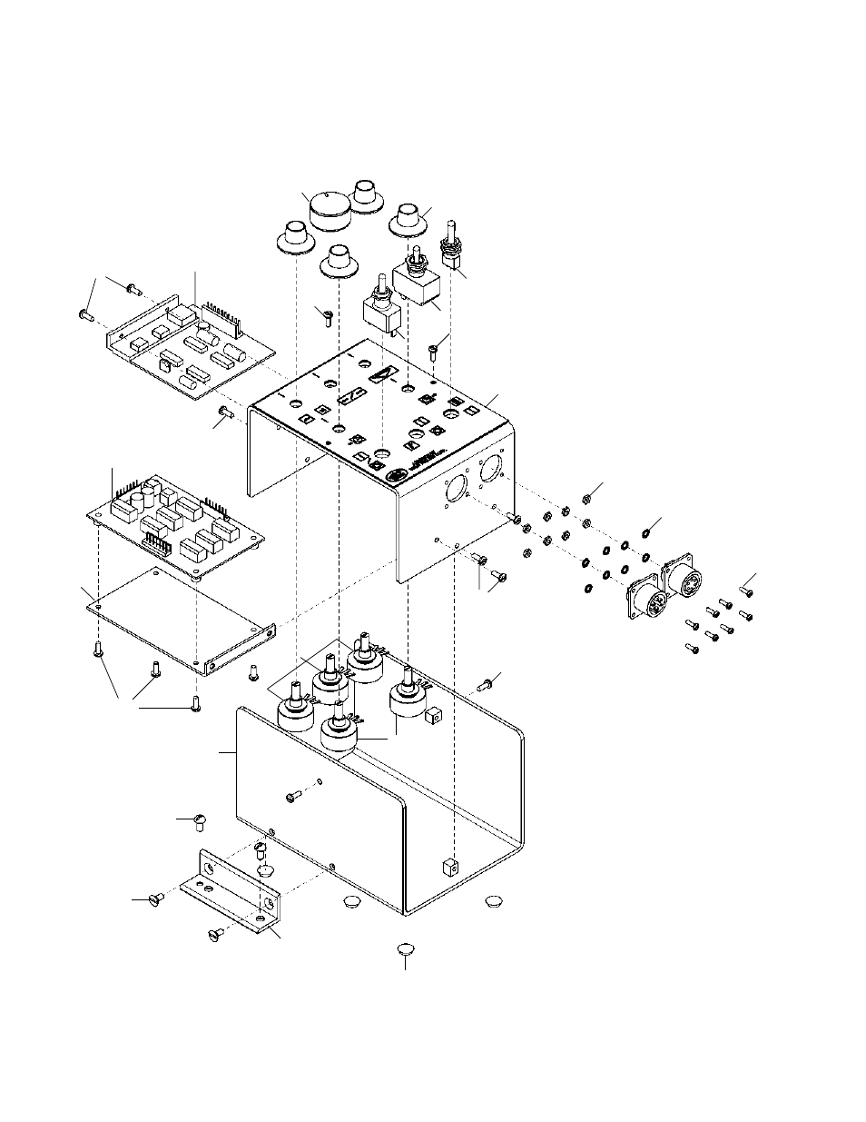12 ...... bug-6330 / control box / exploded view, Bug-6330 / control box / exploded view | BUG-O Systems Standalone CDS Linear Weavers User Manual | Page 12 / 20