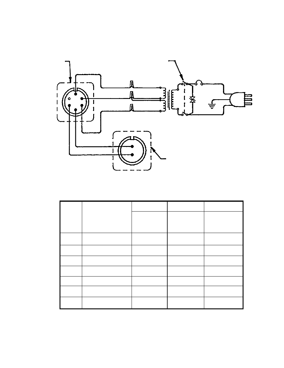 19 ...... power circuit box / wiring diagram, Electrical component chart, Power circuit box / wiring diagram | BUG-O Systems Standalone CDS Linear Weavers User Manual | Page 19 / 20