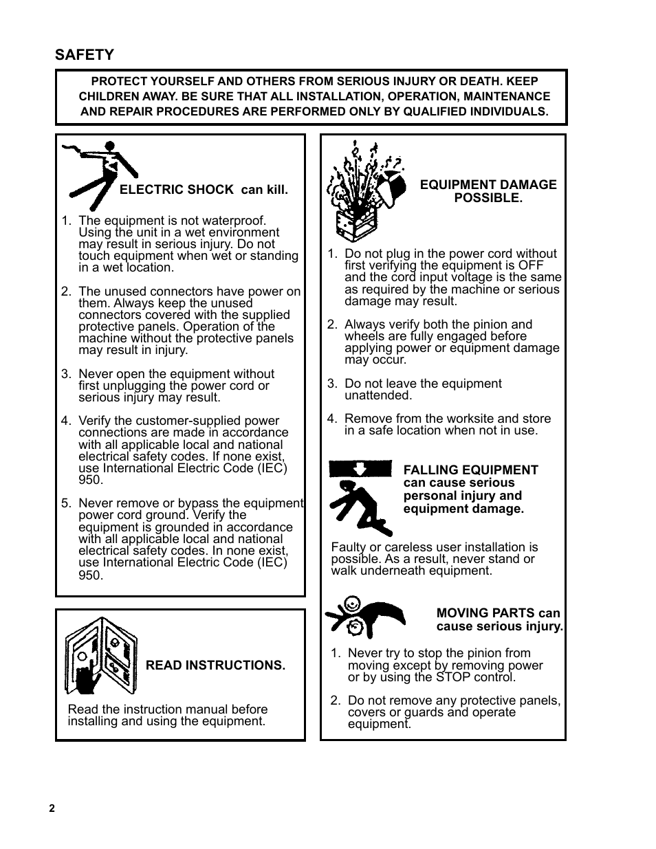 BUG-O Systems Standalone Pendulum Weavers User Manual | Page 2 / 18