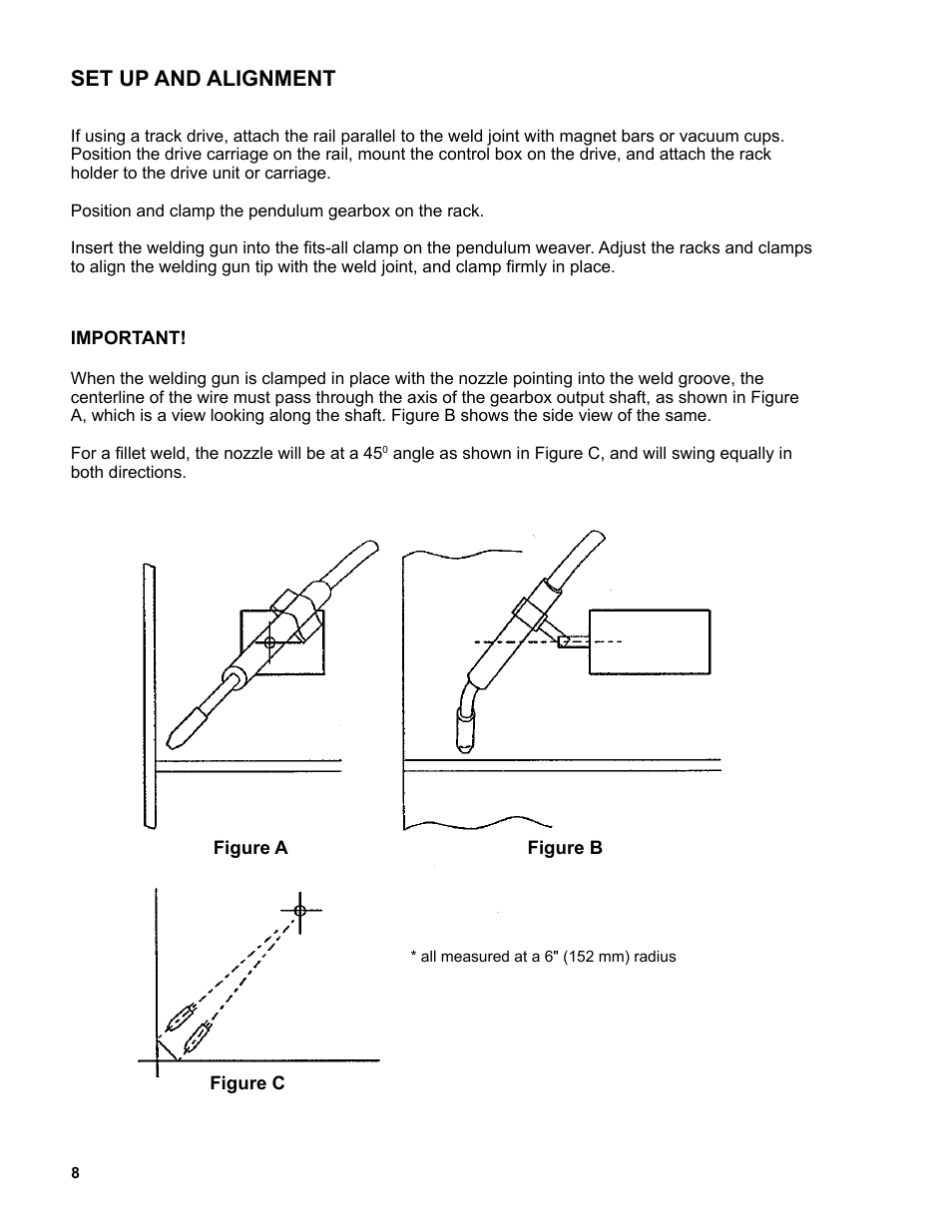 8 .......... set up and alignment, Set up and alignment | BUG-O Systems Standalone Pendulum Weavers User Manual | Page 8 / 18