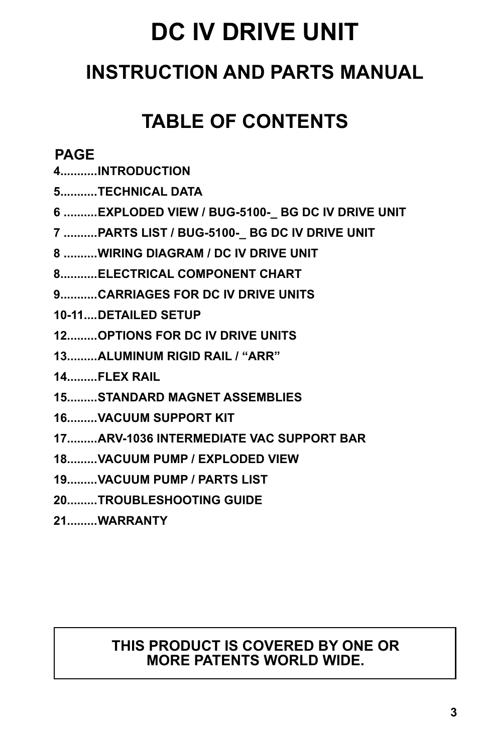 BUG-O Systems DC IV v.2 User Manual | Page 3 / 22