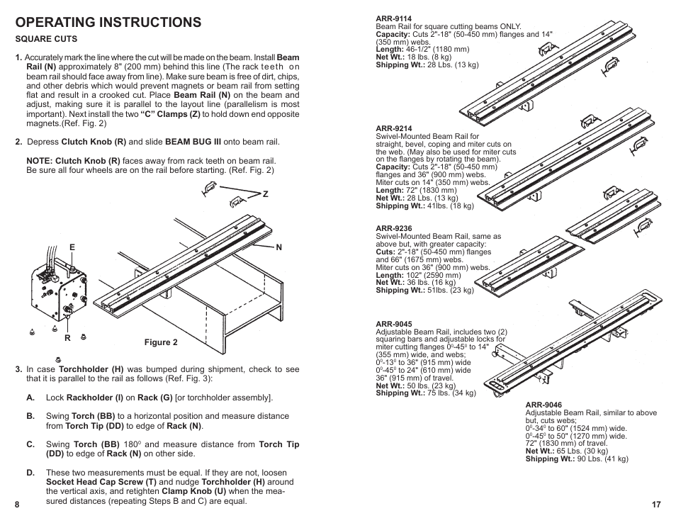 Operating instructions | BUG-O Systems BEAM BUG III User Manual | Page 17 / 23