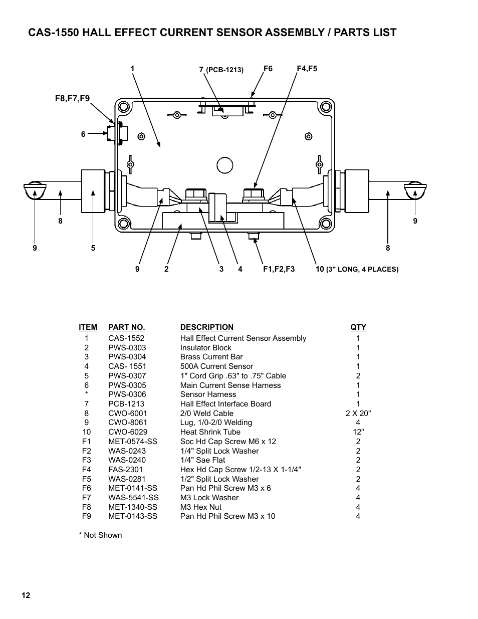 BUG-O Systems CAS-2050 User Manual | Page 12 / 20