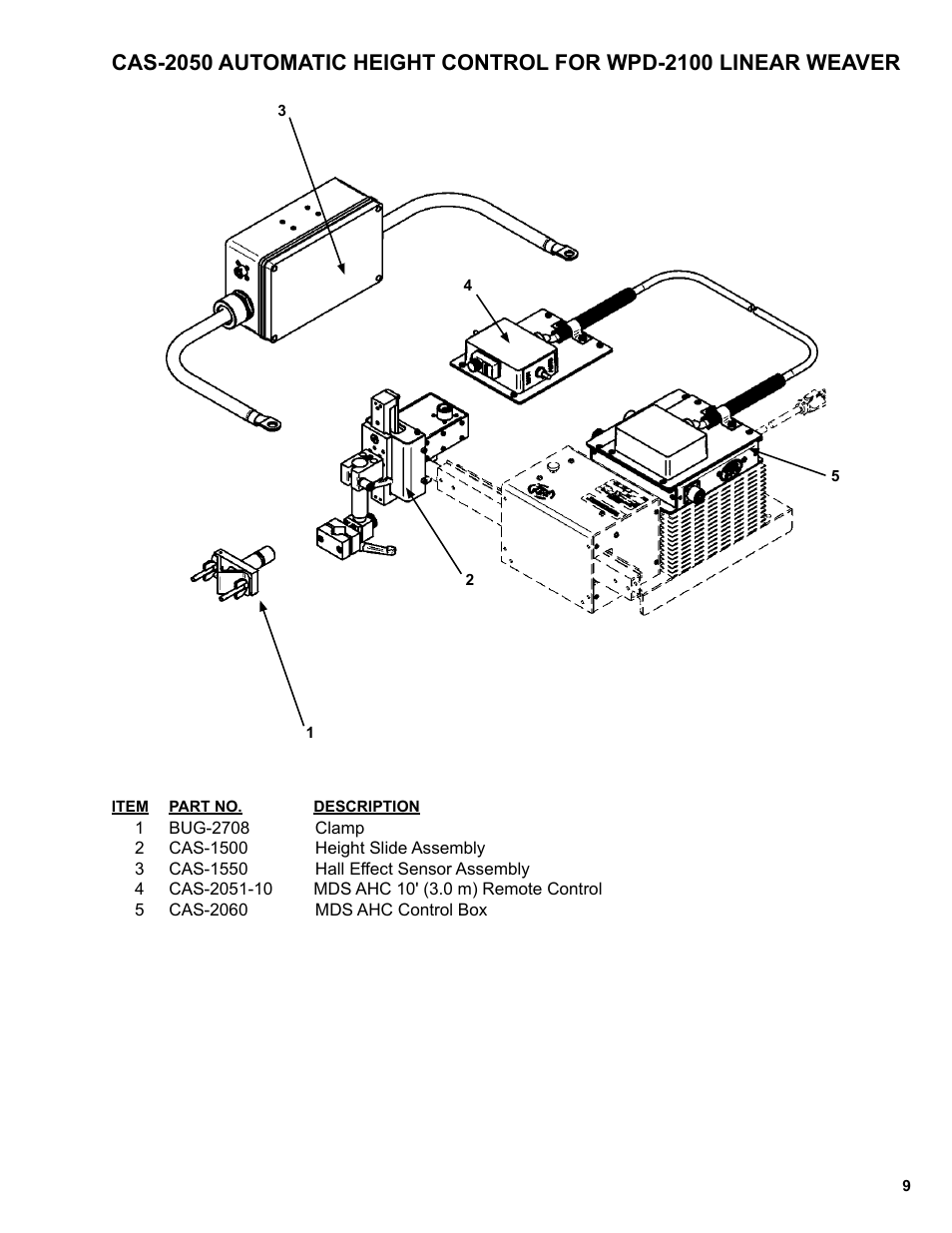 BUG-O Systems CAS-2050 User Manual | Page 9 / 20