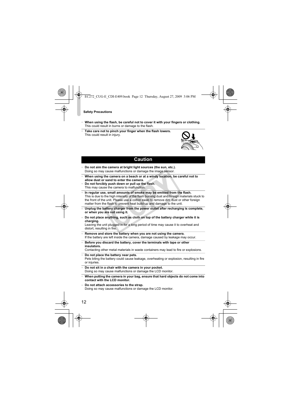 Co py | Canon Battery Charger CB-2LY CDI-E409-020 User Manual | Page 12 / 179