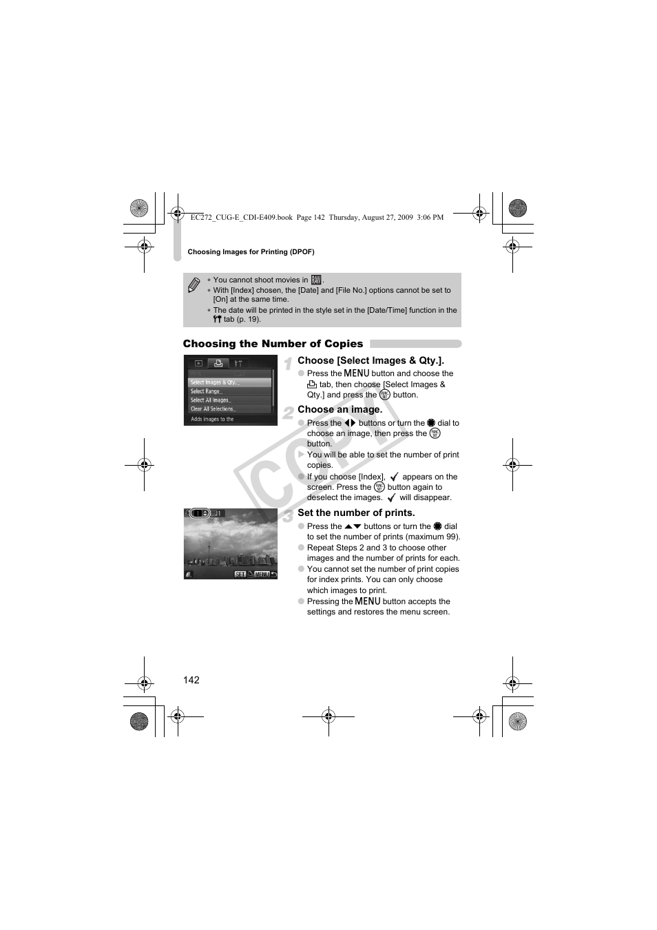 Co py | Canon Battery Charger CB-2LY CDI-E409-020 User Manual | Page 142 / 179