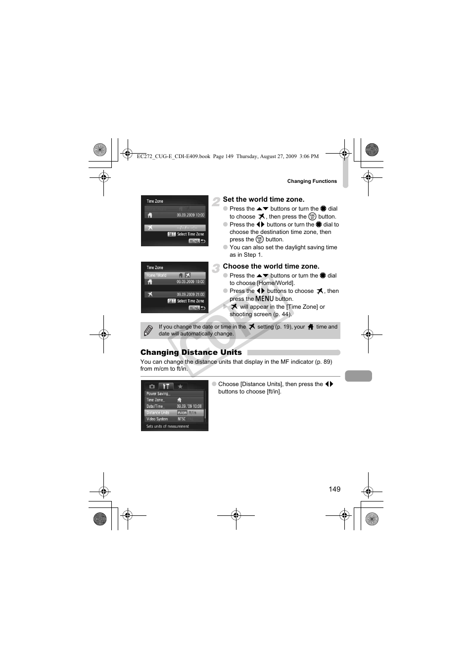 Co py | Canon Battery Charger CB-2LY CDI-E409-020 User Manual | Page 149 / 179
