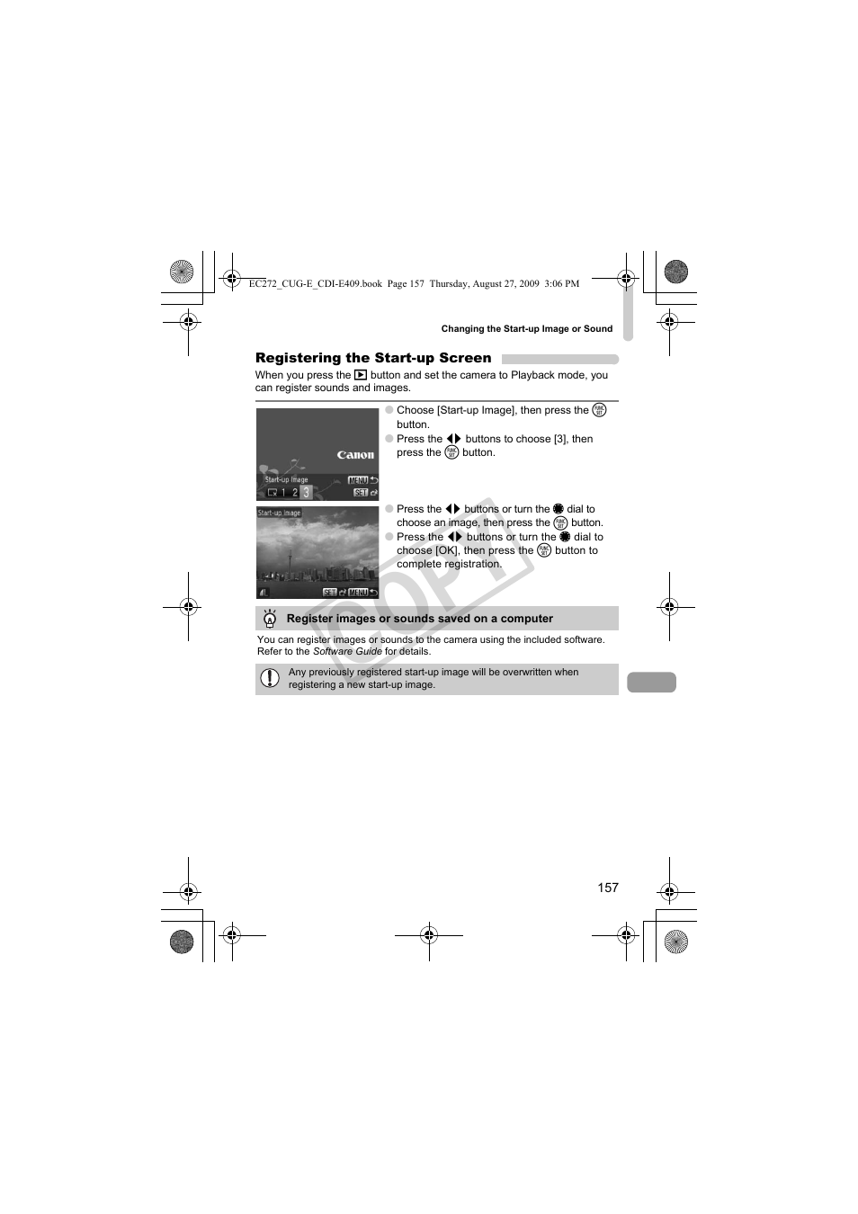 Co py | Canon Battery Charger CB-2LY CDI-E409-020 User Manual | Page 157 / 179