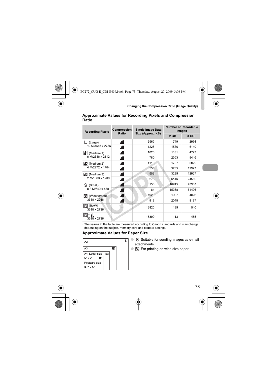 Co py | Canon Battery Charger CB-2LY CDI-E409-020 User Manual | Page 73 / 179