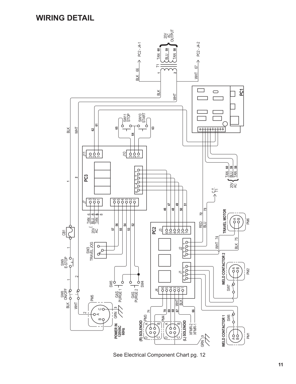 11 ... wiring detail, Wiring detail | BUG-O Systems STW-3000 User Manual | Page 11 / 26