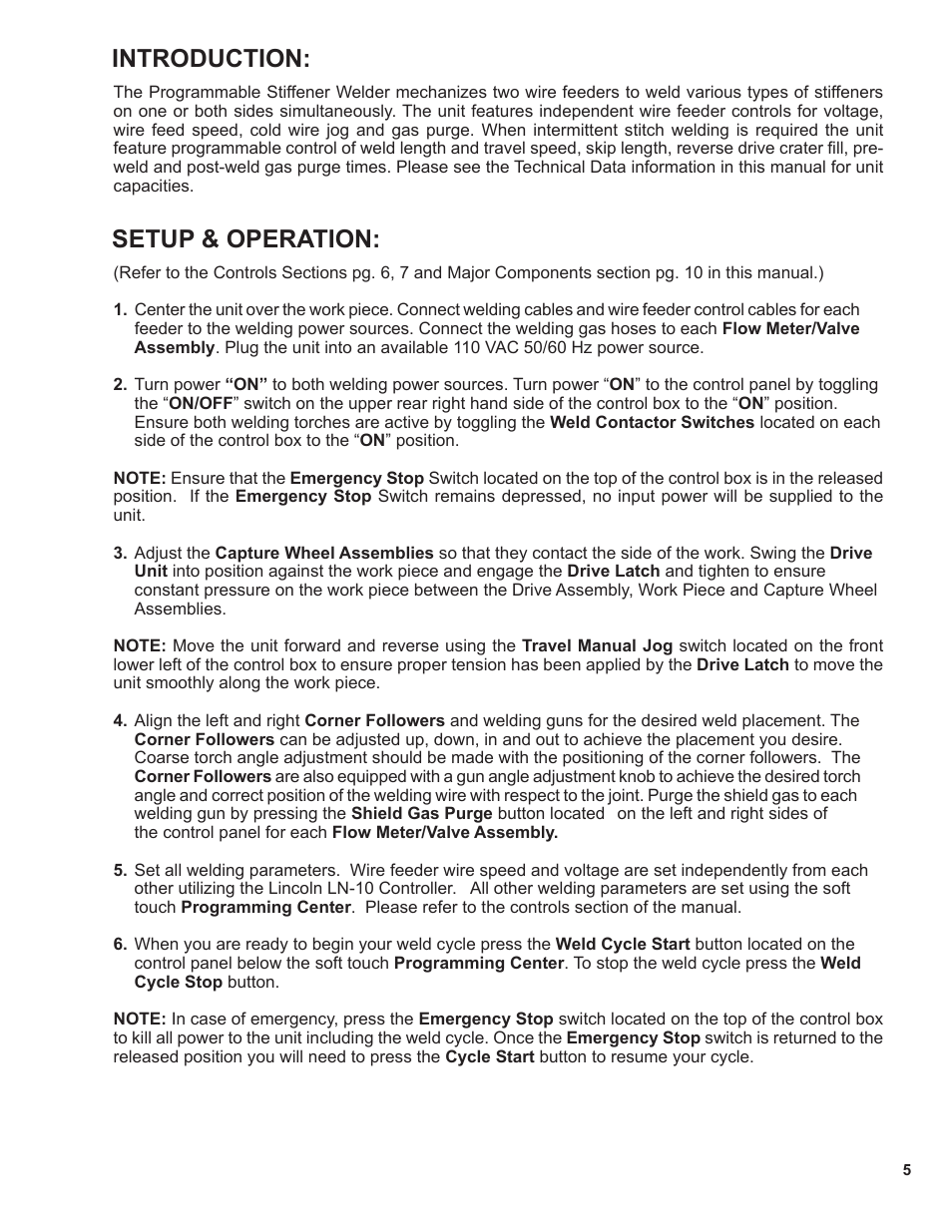 5 ... introduction / setup & operation, Introduction, Setup & operation | BUG-O Systems STW-3000 User Manual | Page 5 / 26