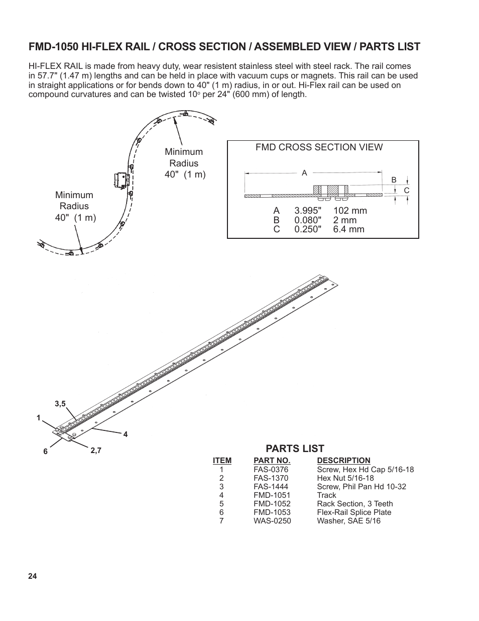 Parts list | BUG-O Systems Universal Bug-O-Matic User Manual | Page 24 / 31