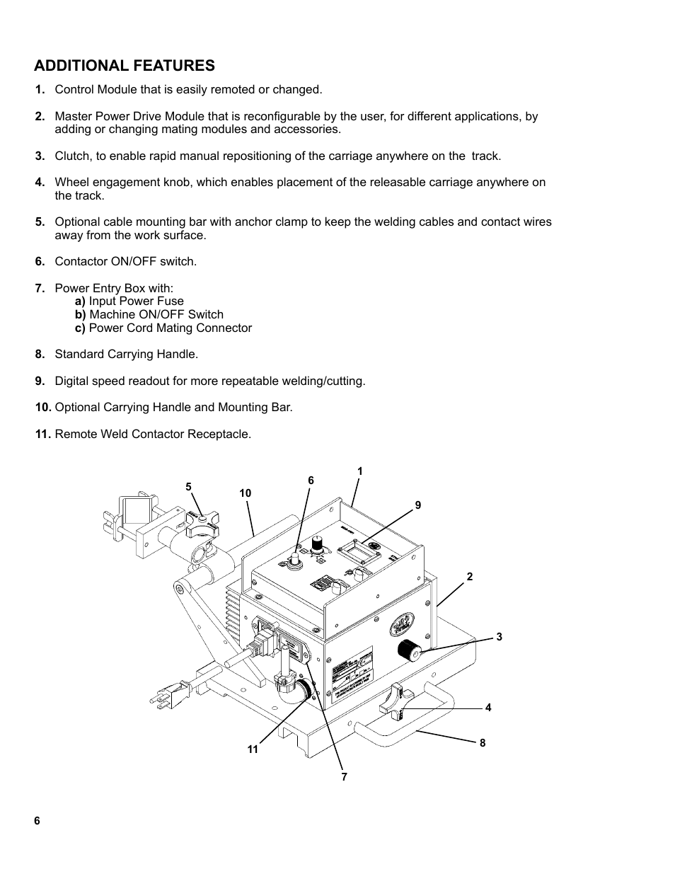 Additional features | BUG-O Systems Modular Drive System User Manual | Page 6 / 57