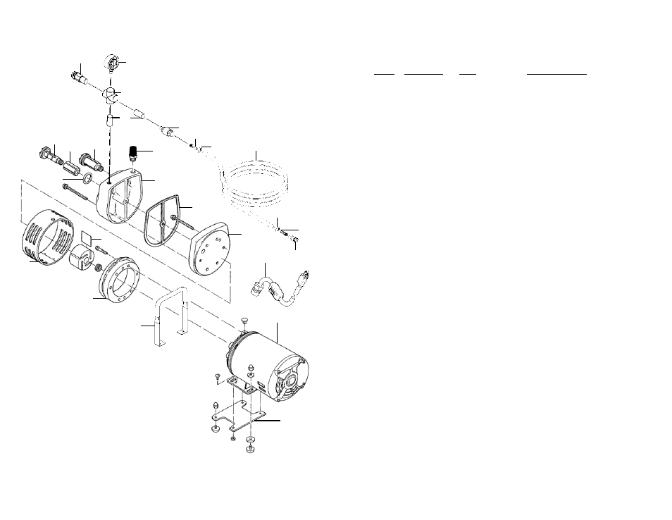 Parts list i bug-5100-f dc iii drive unit, Exploded view / vacuum pump | BUG-O Systems CIR-O User Manual | Page 11 / 21