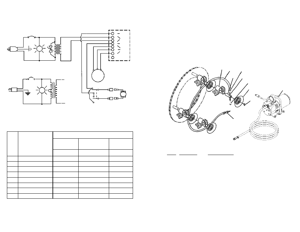 13 ......... vacuum support kit, Wiring diagram / bug-5100-f dc iii drive unit, Vacuum support kit | Electrical component chart | BUG-O Systems CIR-O User Manual | Page 13 / 21