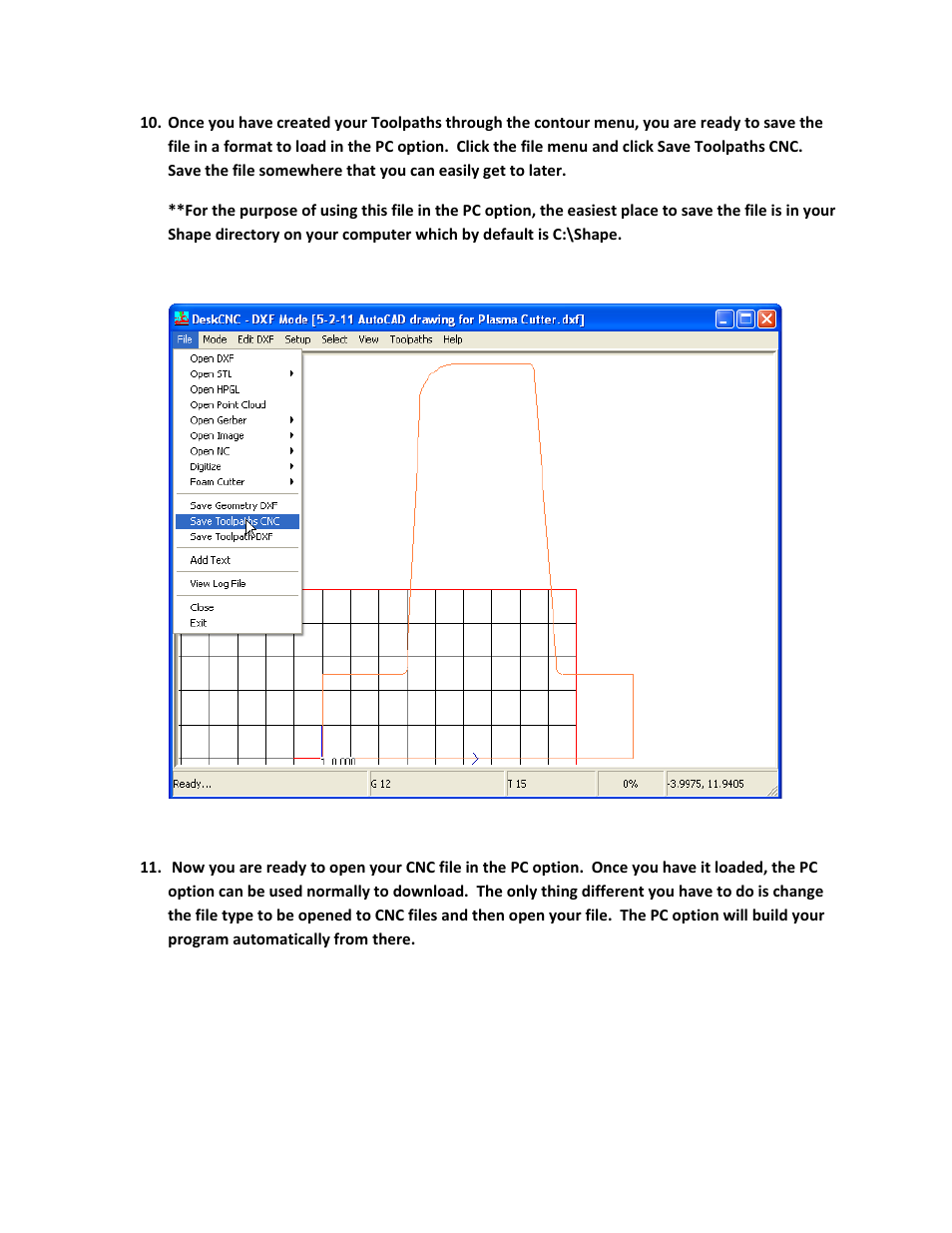 BUG-O Systems Programmable Shape Machine User Manual | Page 12 / 22