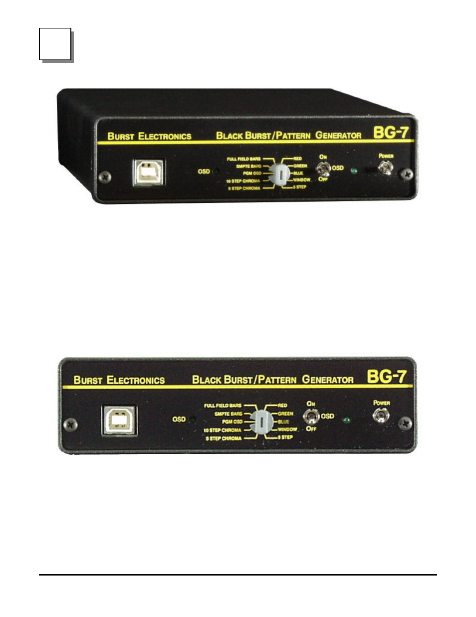 Burst Electronics BG-3 User Manual | Page 2 / 24