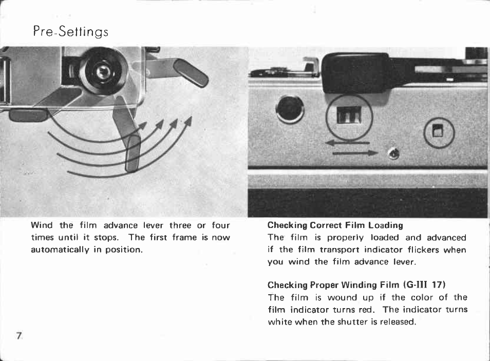 Film loading | Canon Canonet 17 User Manual | Page 10 / 50