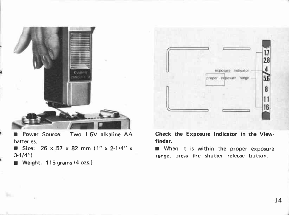 Canon Canonet 17 User Manual | Page 15 / 50