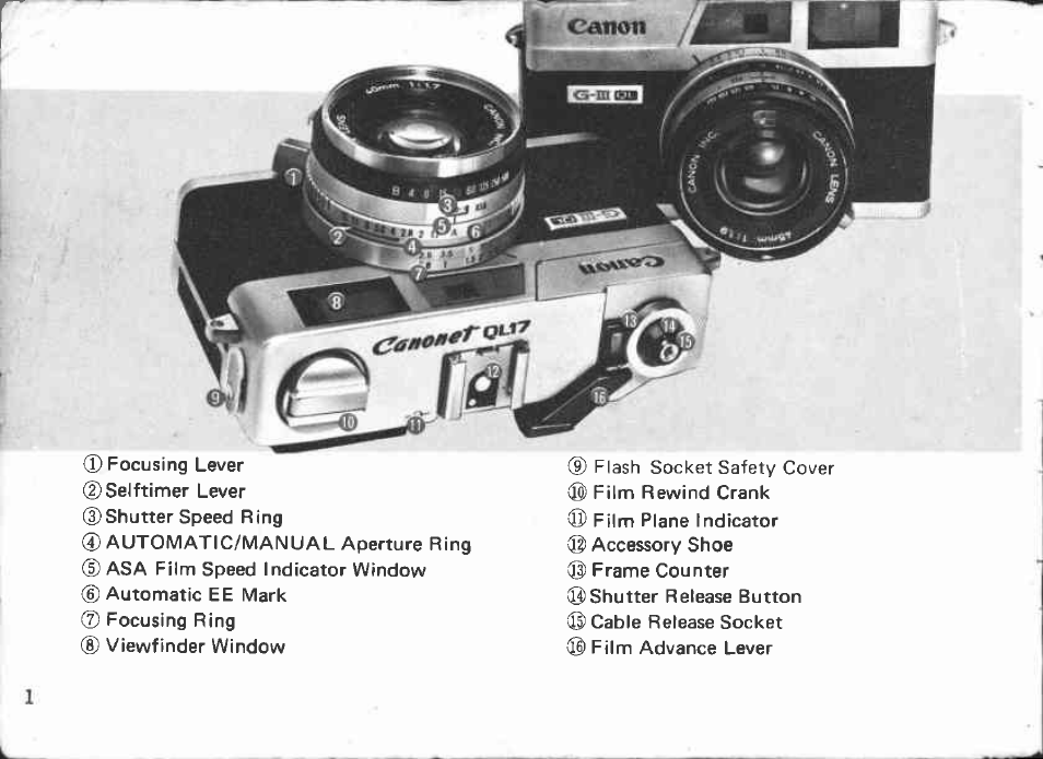 How to use your, Csii] 17/19 | Canon Canonet 17 User Manual | Page 2 / 50