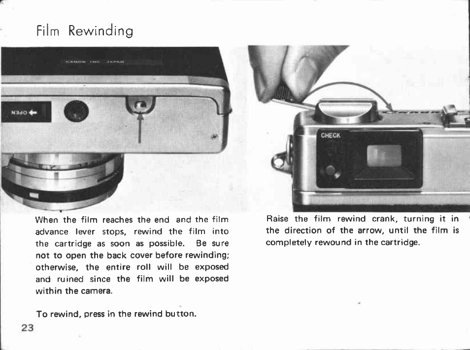 Automatic flash photography | Canon Canonet 17 User Manual | Page 24 / 50