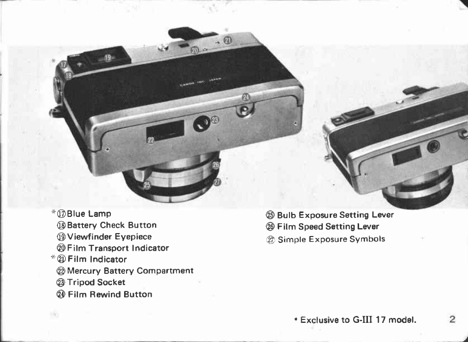 Canon Canonet 17 User Manual | Page 3 / 50