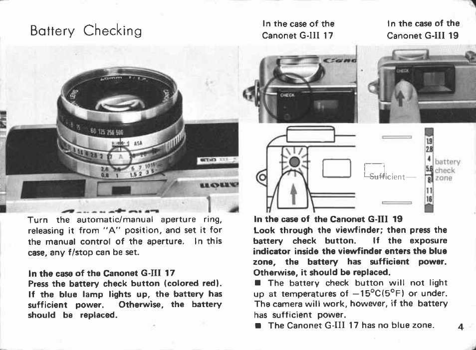 Canon Canonet 17 User Manual | Page 5 / 50