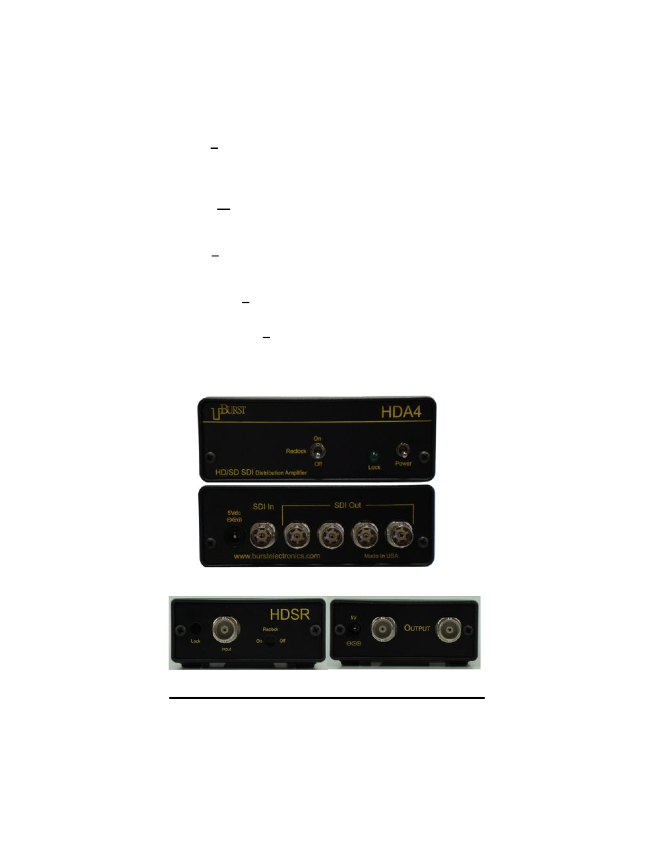 Burst Electronics HDA4 User Manual | Page 3 / 4