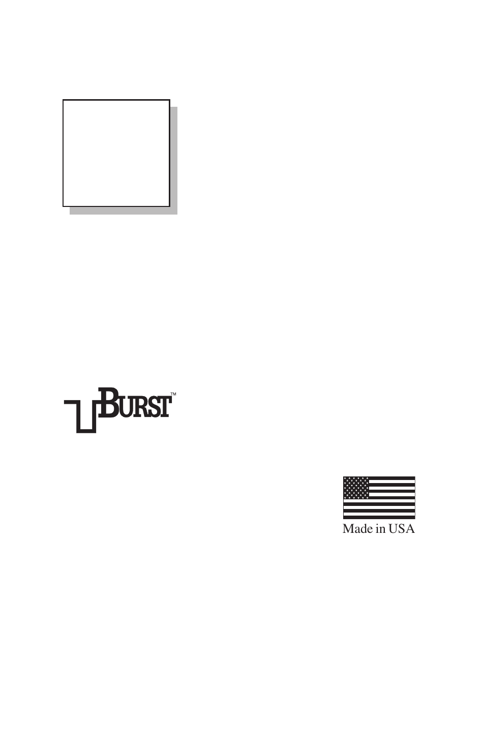 Burst Electronics MCG-2 User Manual | 61 pages