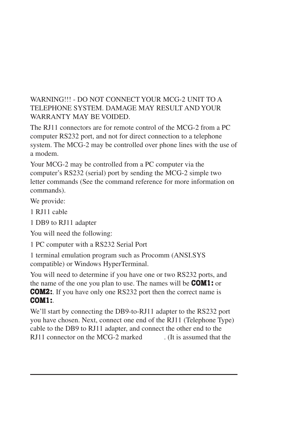 Part two remote control tutorial | Burst Electronics MCG-2 User Manual | Page 11 / 61