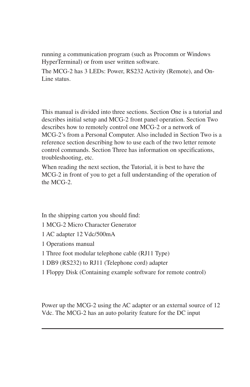 Burst Electronics MCG-2 User Manual | Page 4 / 61