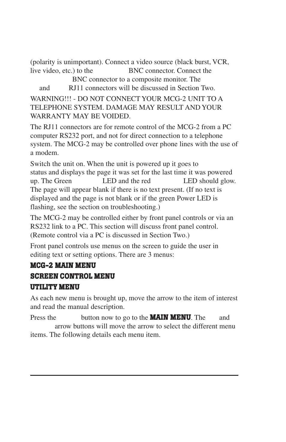 Burst Electronics MCG-2 User Manual | Page 5 / 61