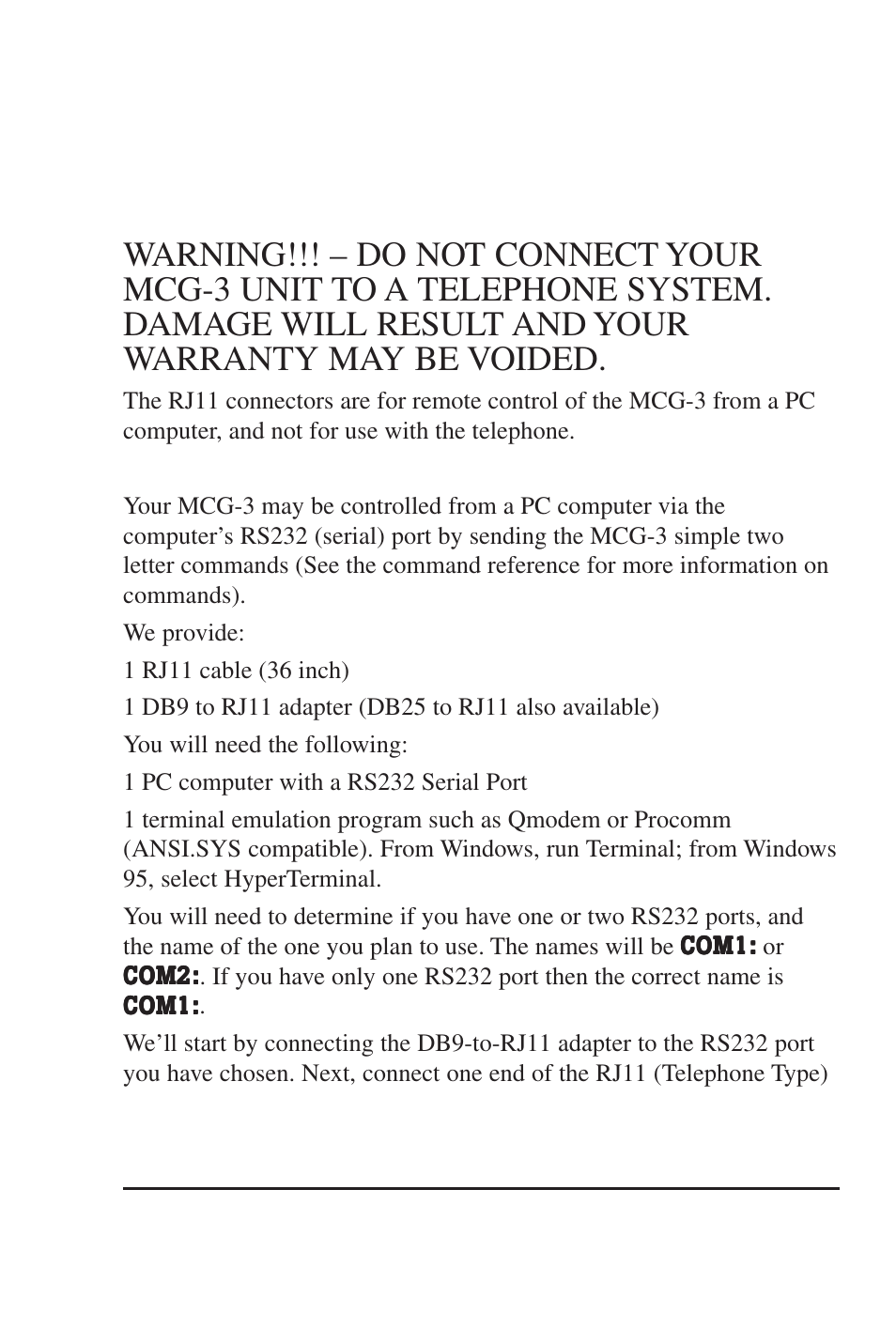 Part two remote control tutorial | Burst Electronics MCG-3 User Manual | Page 12 / 71