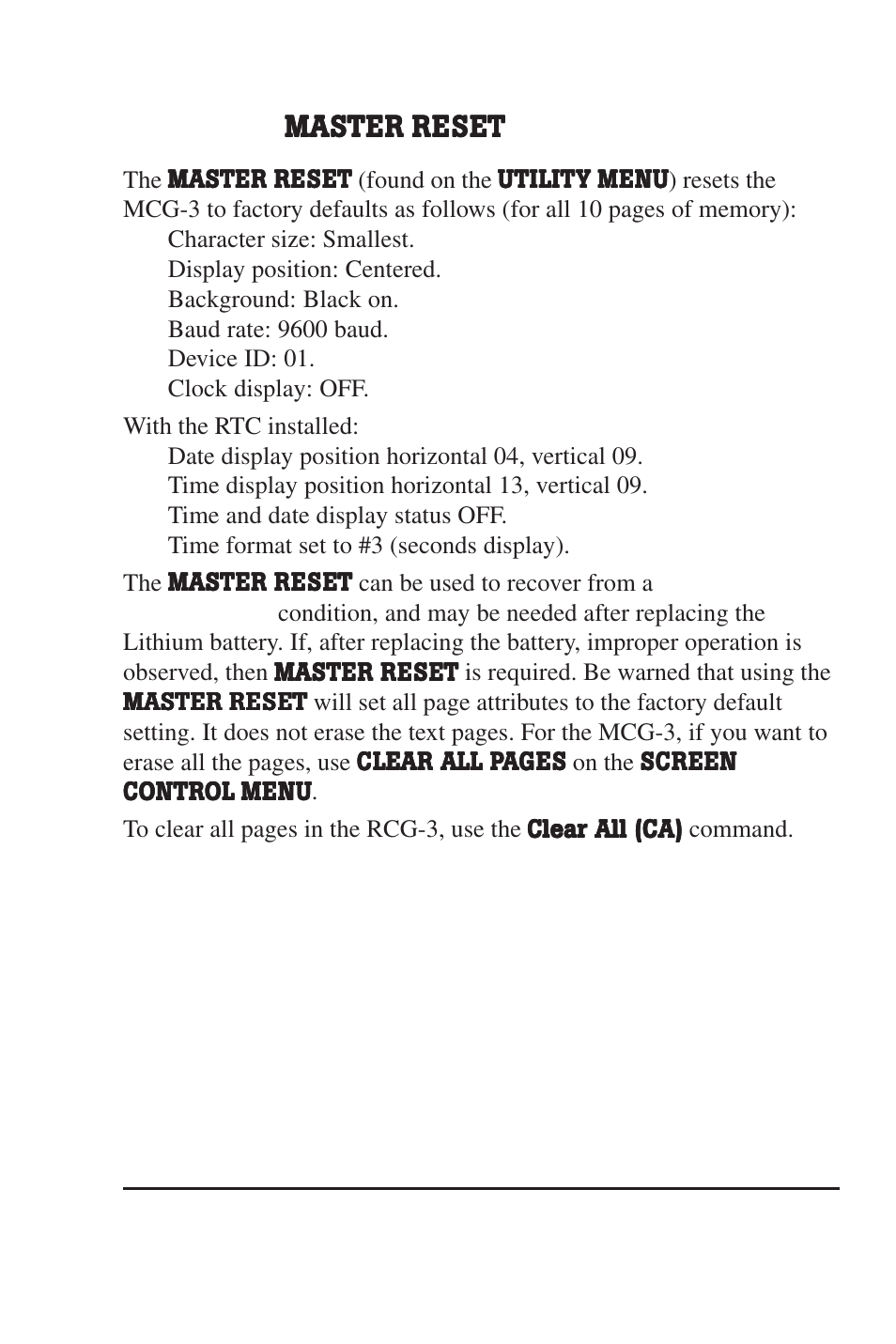 Burst Electronics MCG-3 User Manual | Page 63 / 71