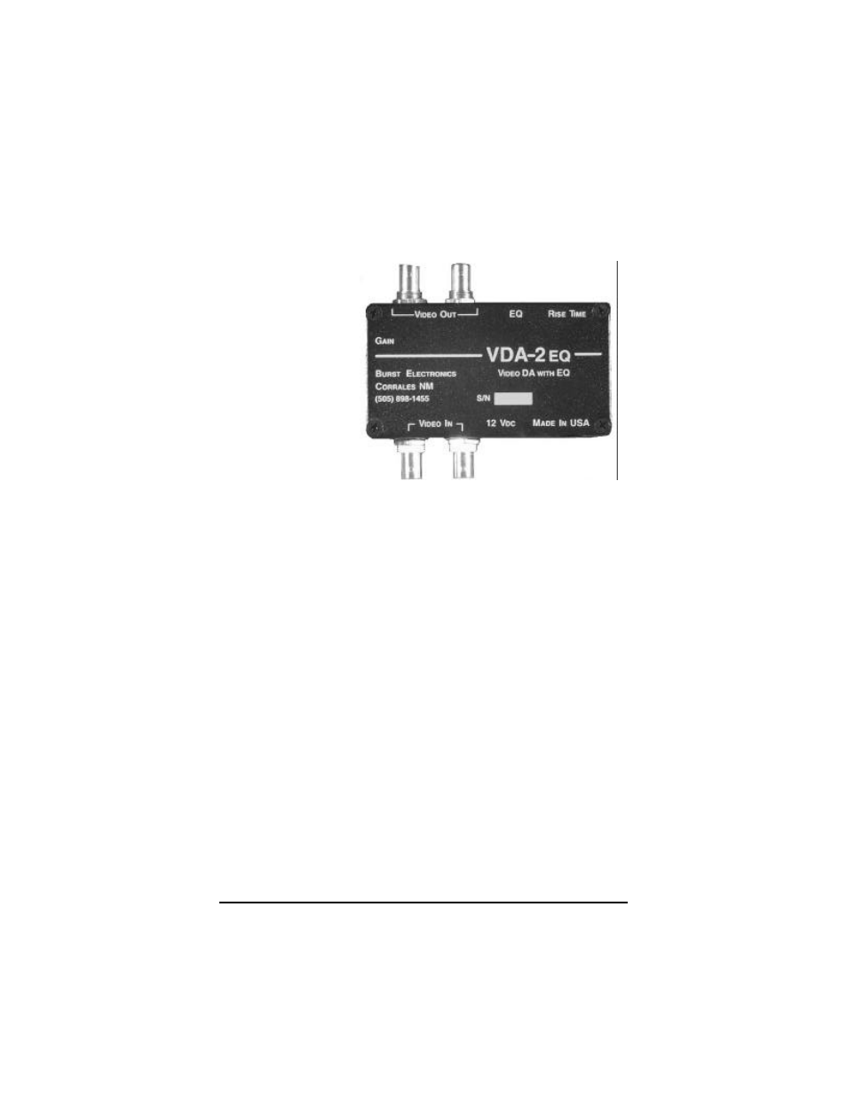 Burst Electronics MicroDA User Manual | Page 4 / 6