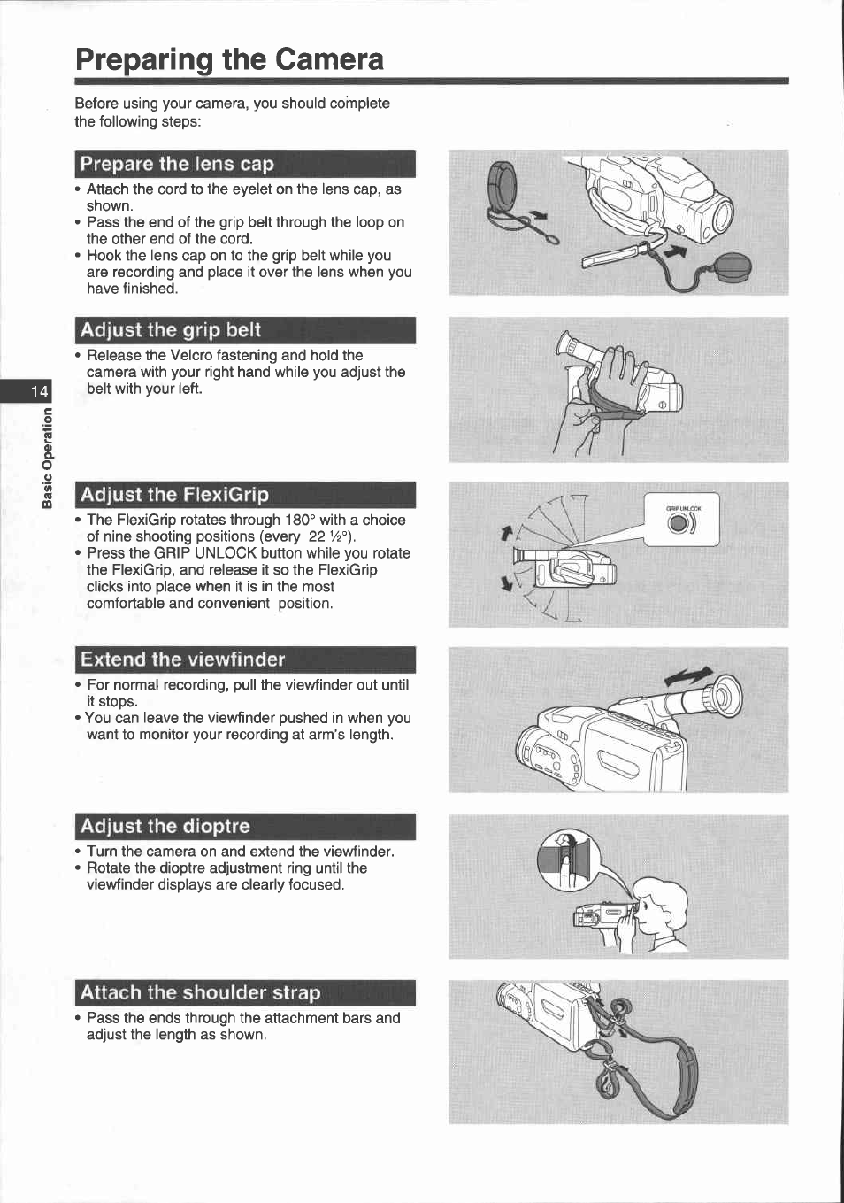 Cassettes, Load/unload the cassette, Press the i push i mark on the | Notes, Loading and unloading, Erasure prevention | Canon E 700 User Manual | Page 16 / 47