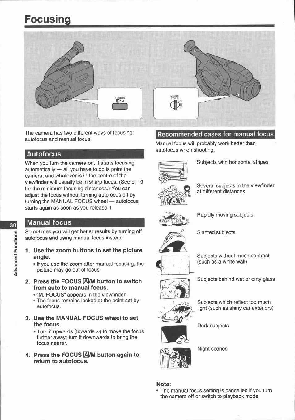 High-speed shutter, Put the camera in record pause mode, Make your recording | 1/2000 to 1/10000 sec, 1/250 to 1/1000 sec, 1/60 sec, Notes, Which shutter speed | Canon E 700 User Manual | Page 32 / 47