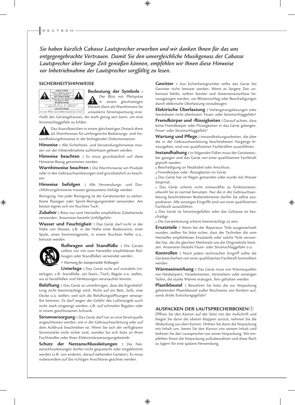 Cabasse MT31 User Manual | Page 12 / 16