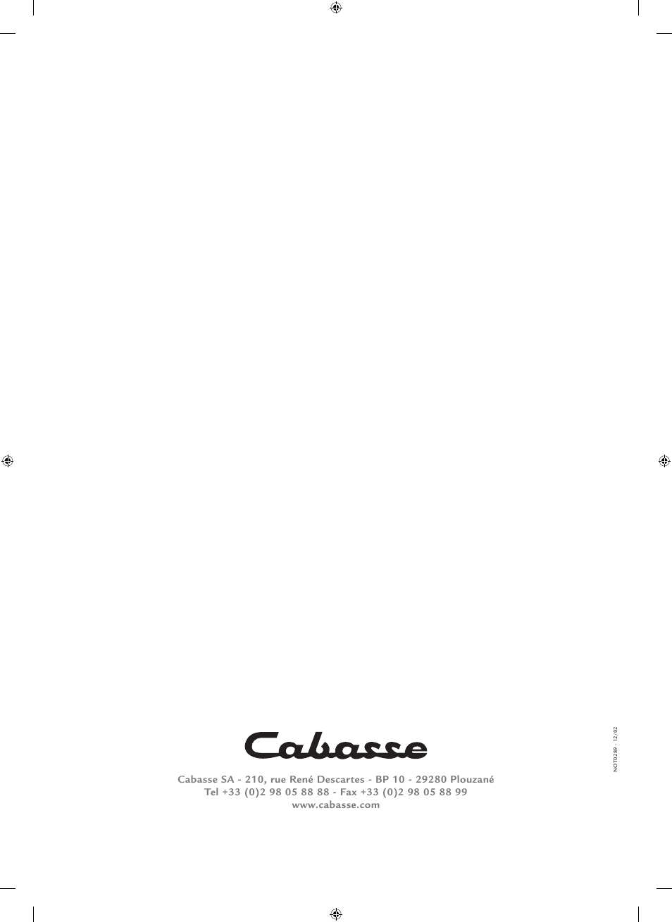 Cabasse MT31 User Manual | Page 16 / 16