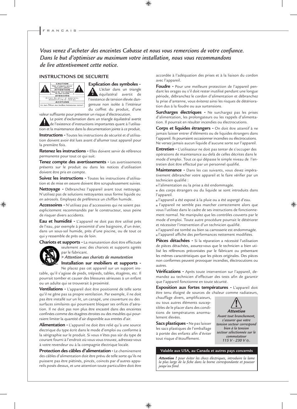 Cabasse MT31 User Manual | Page 4 / 16