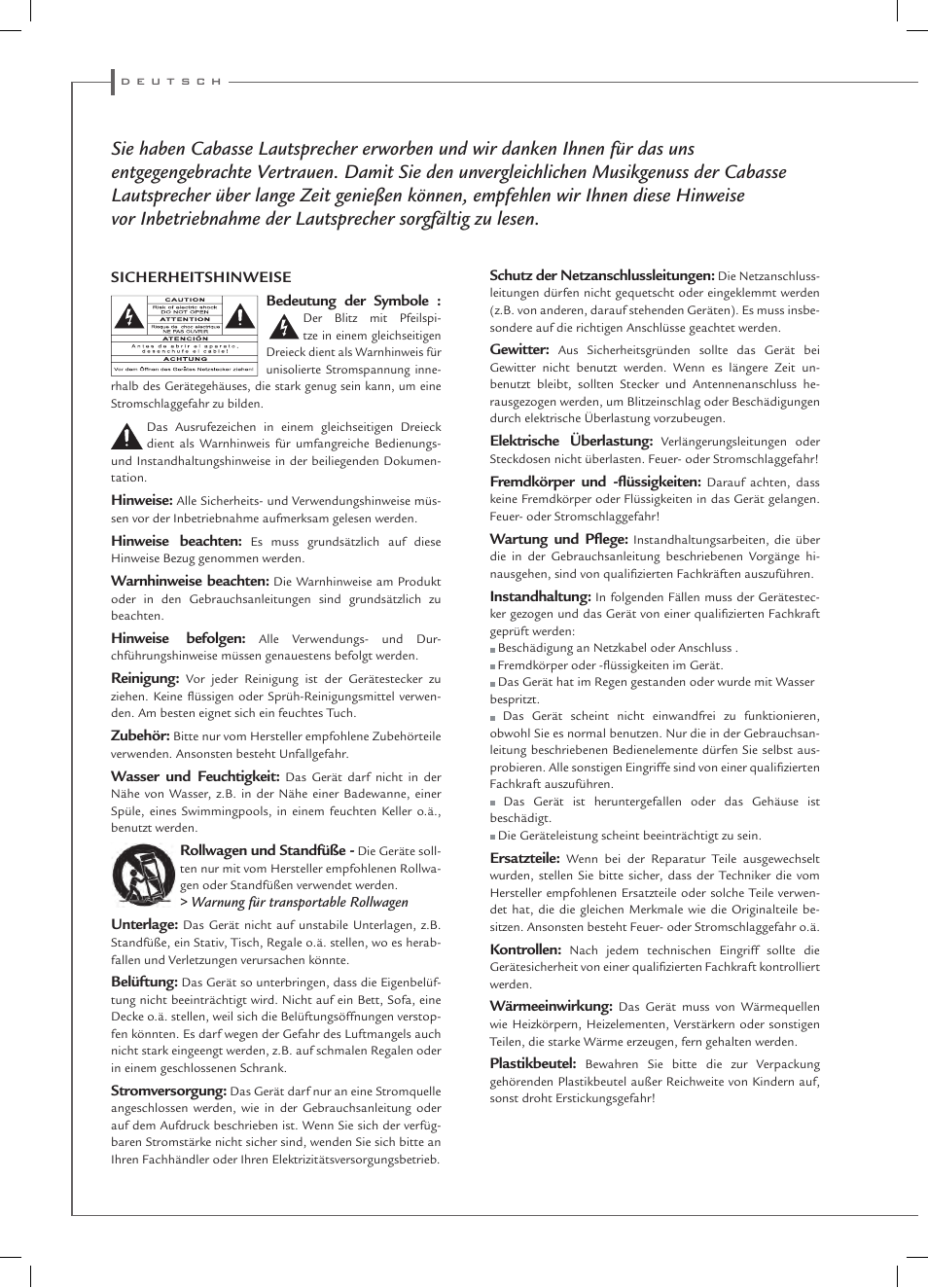 Cabasse ANTIGUA IW User Manual | Page 12 / 16