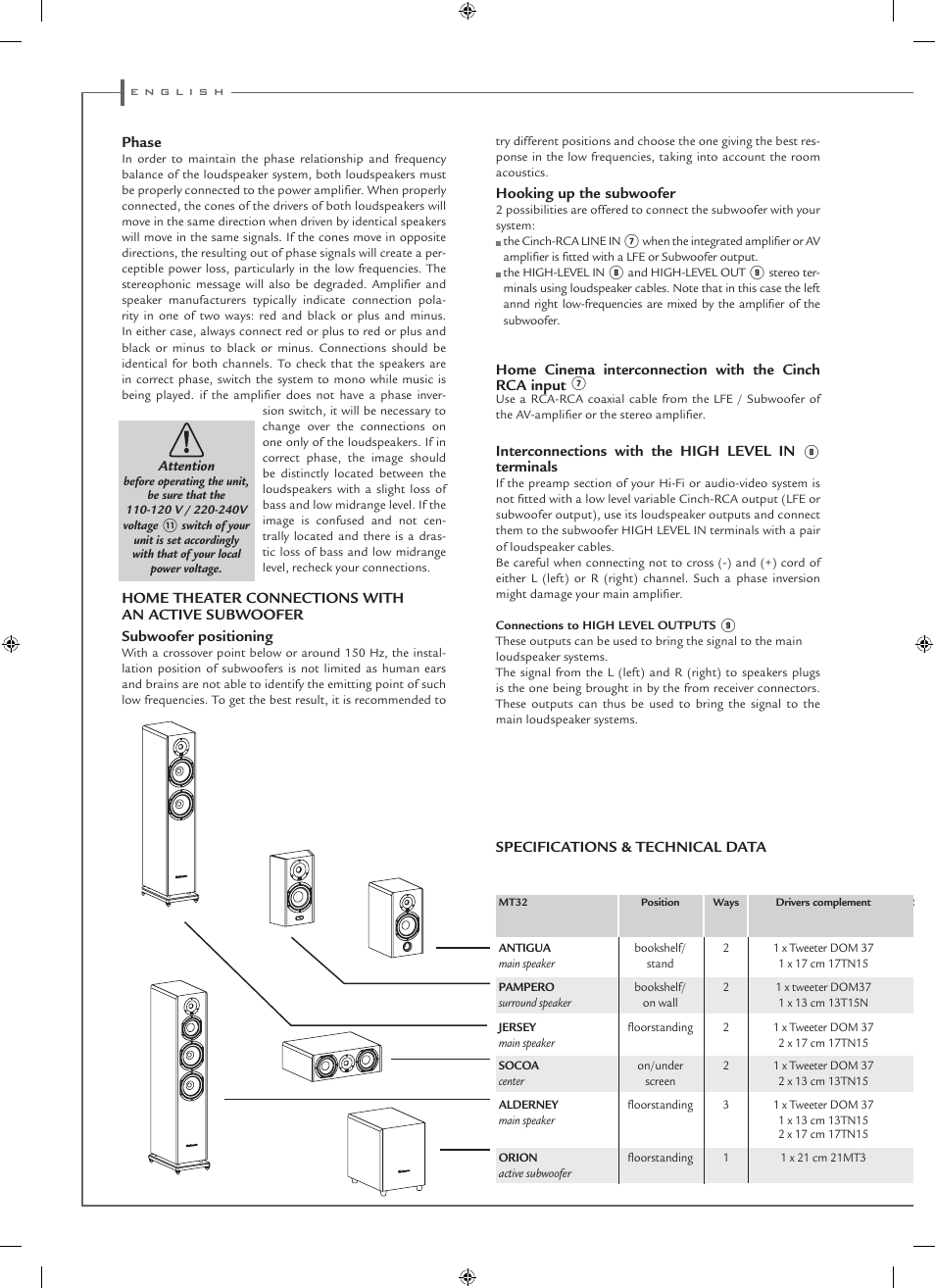 Cabasse MT32 User Manual | Page 10 / 16
