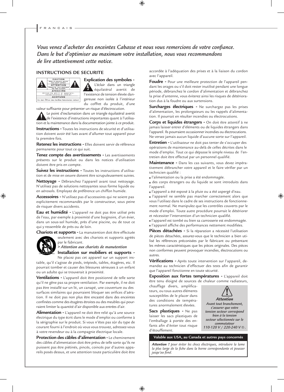 Cabasse MT32 User Manual | Page 4 / 16