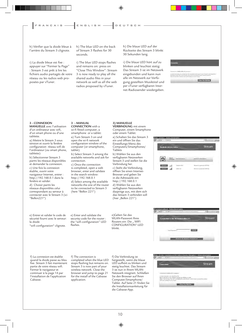 Cabasse STREAM 3 User Manual | Page 10 / 36