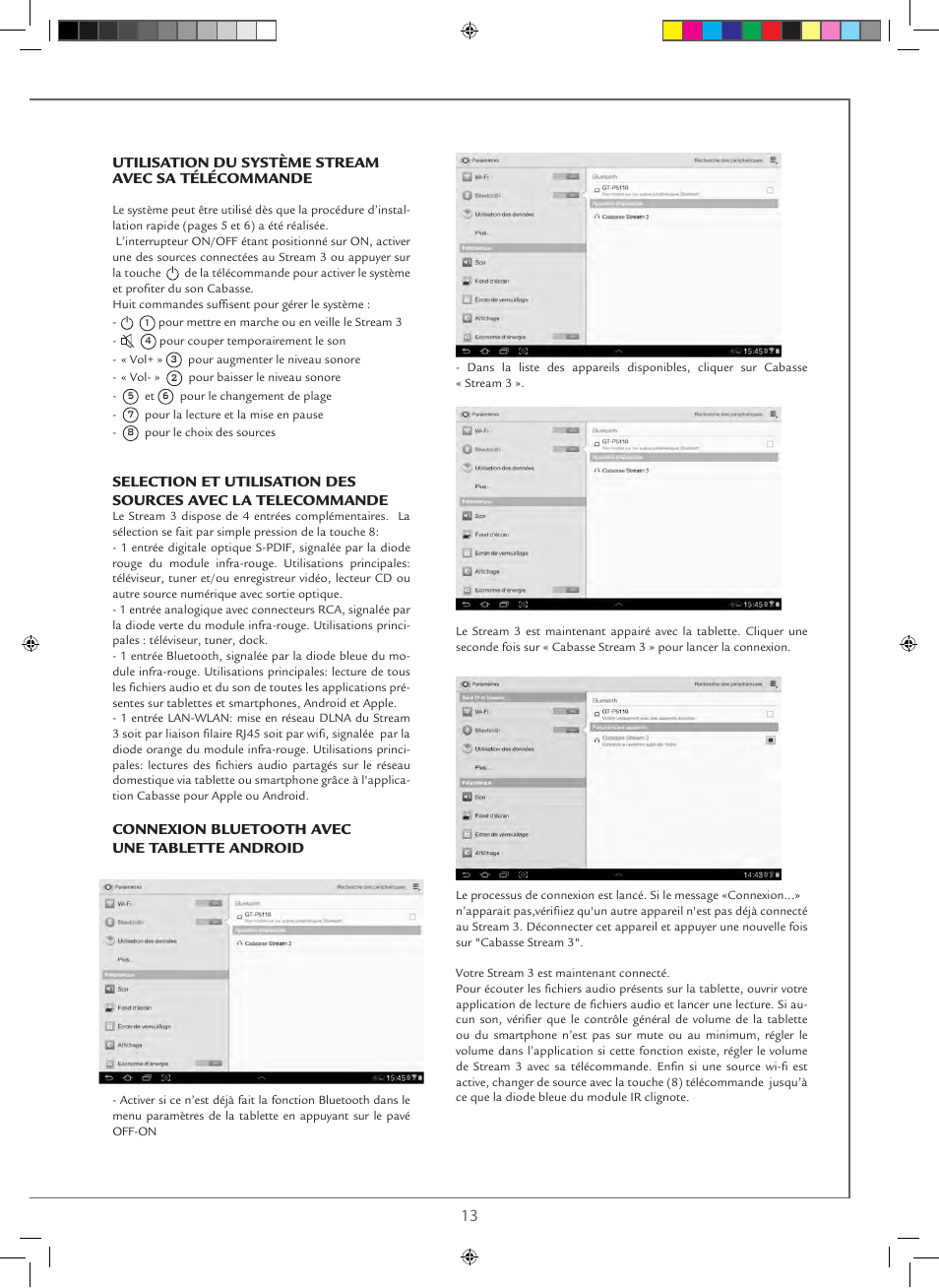 Cabasse STREAM 3 User Manual | Page 13 / 36