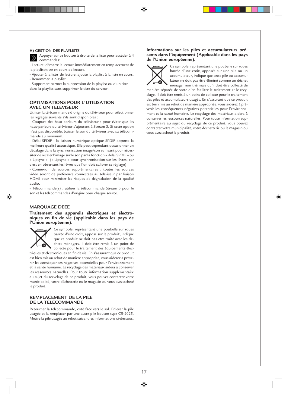 Cabasse STREAM 3 User Manual | Page 17 / 36