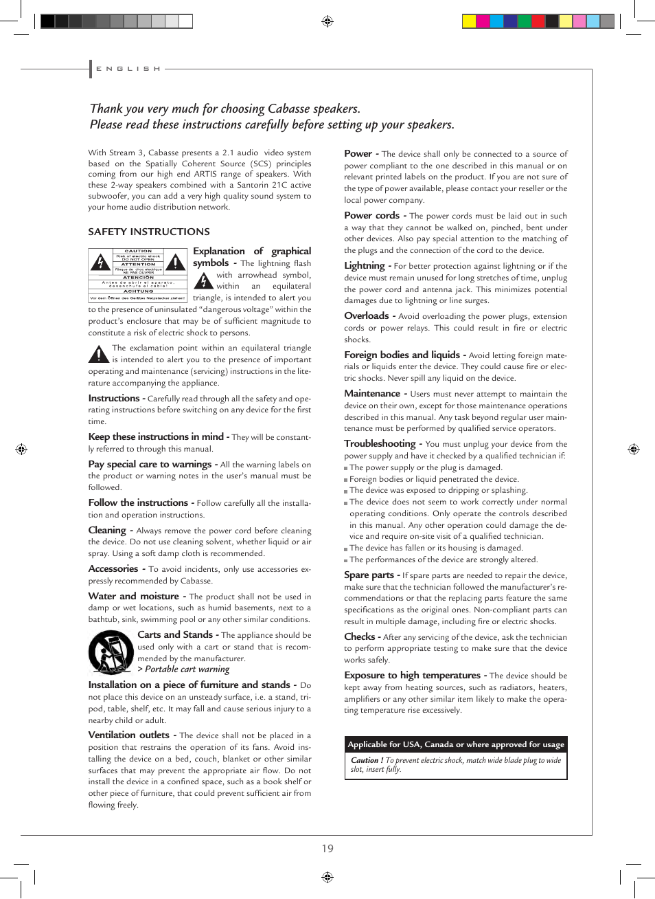 Cabasse STREAM 3 User Manual | Page 19 / 36