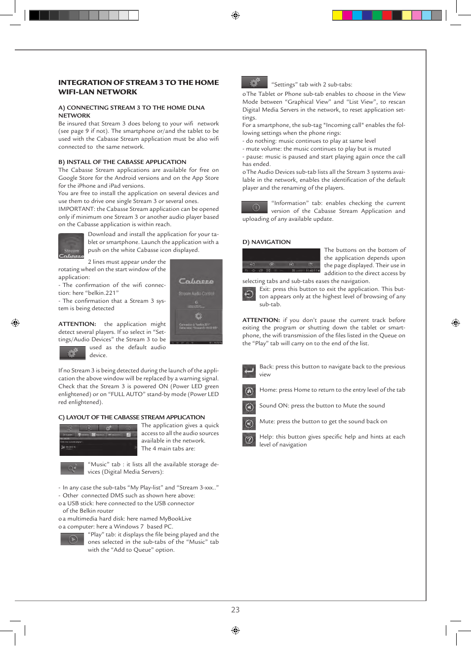 Cabasse STREAM 3 User Manual | Page 23 / 36